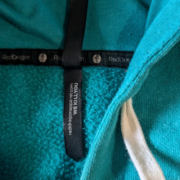 Red Dragon Blue Hoodie - Picture 4 of 6